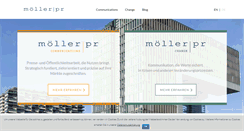 Desktop Screenshot of moeller-pr.de